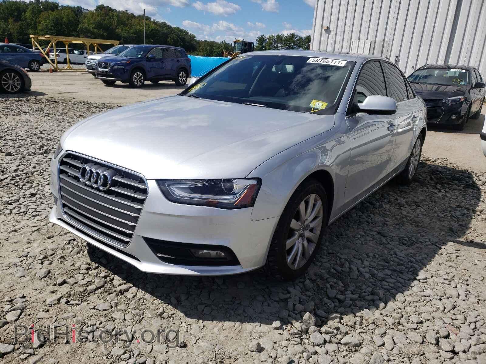 2013 AUDI A4 - VIN: WAUBFAFL4DN007196 - Photo 2