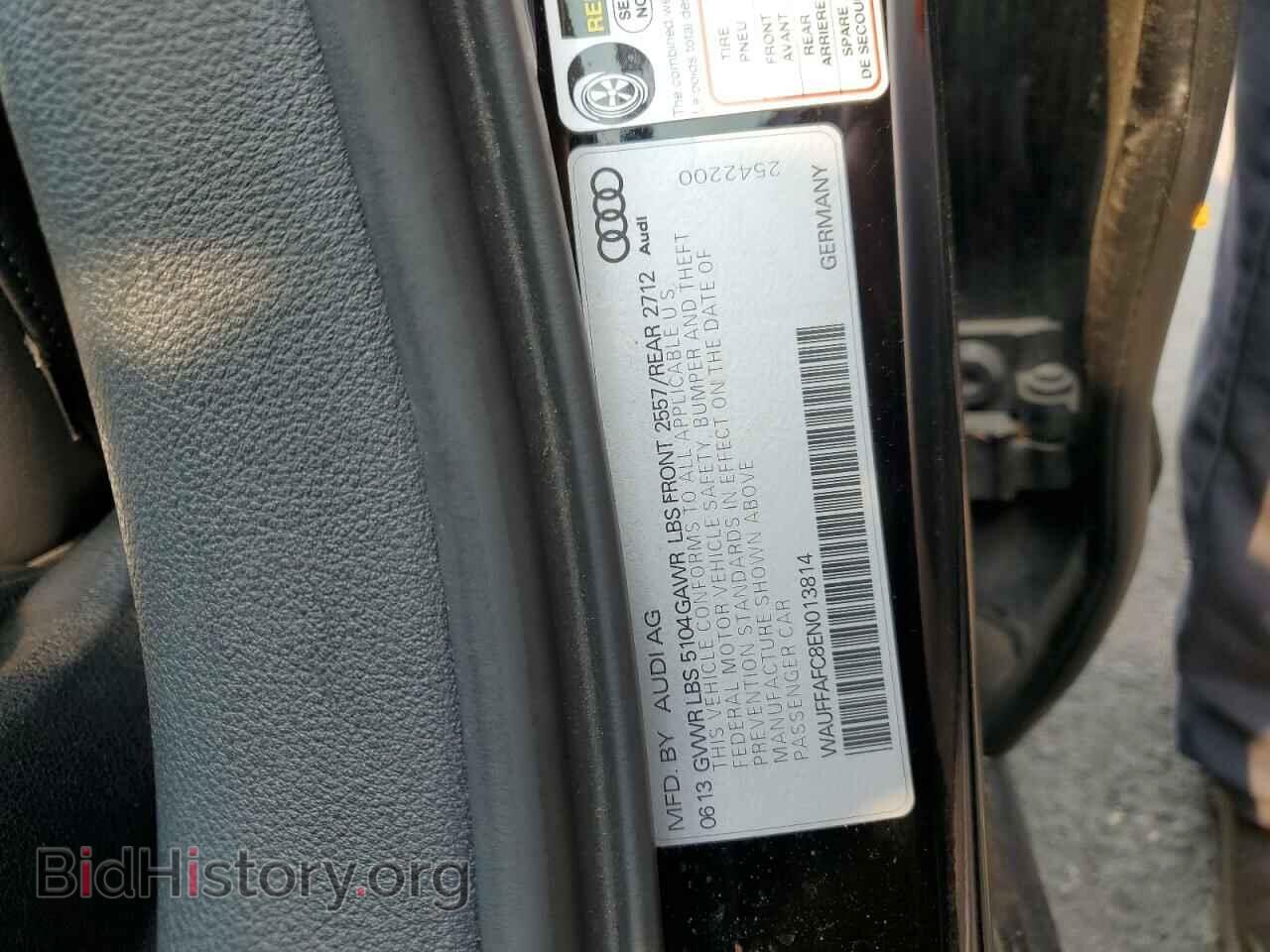 2014 AUDI A6 - VIN: WAUFFAFC8EN013814 - Фото 10