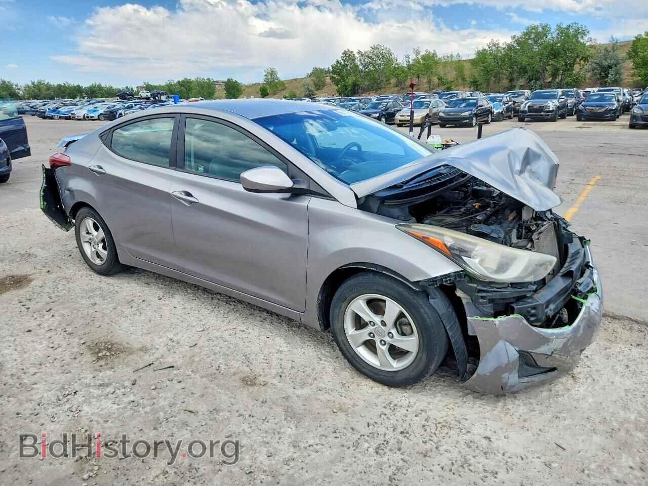 2014 HYUNDAI ELANTRA - VIN: KMHDH4AE8EU200664 - Фото 4