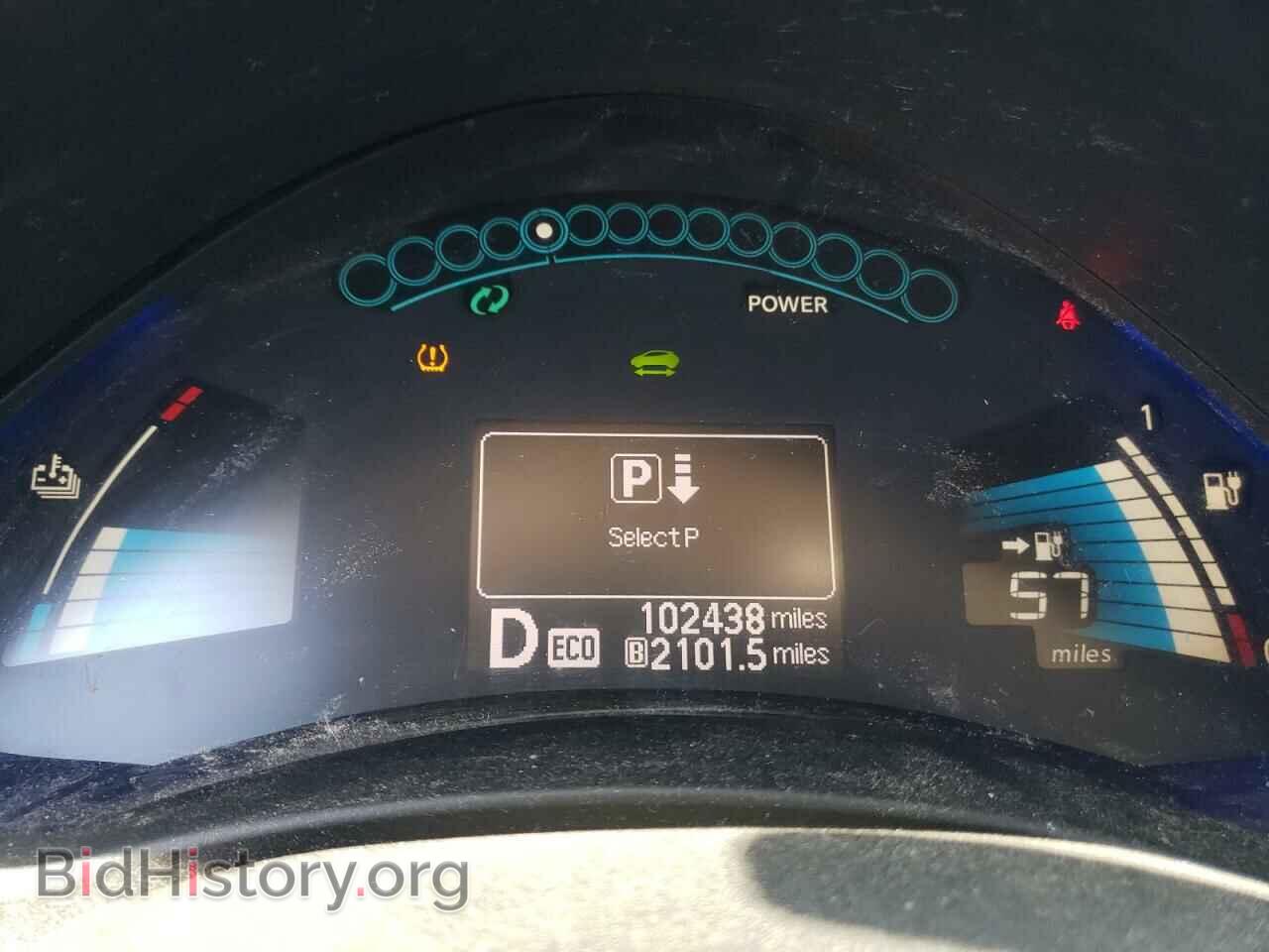 2013 NISSAN LEAF - VIN: 1N4AZ0CP3DC417643 - Фото 9