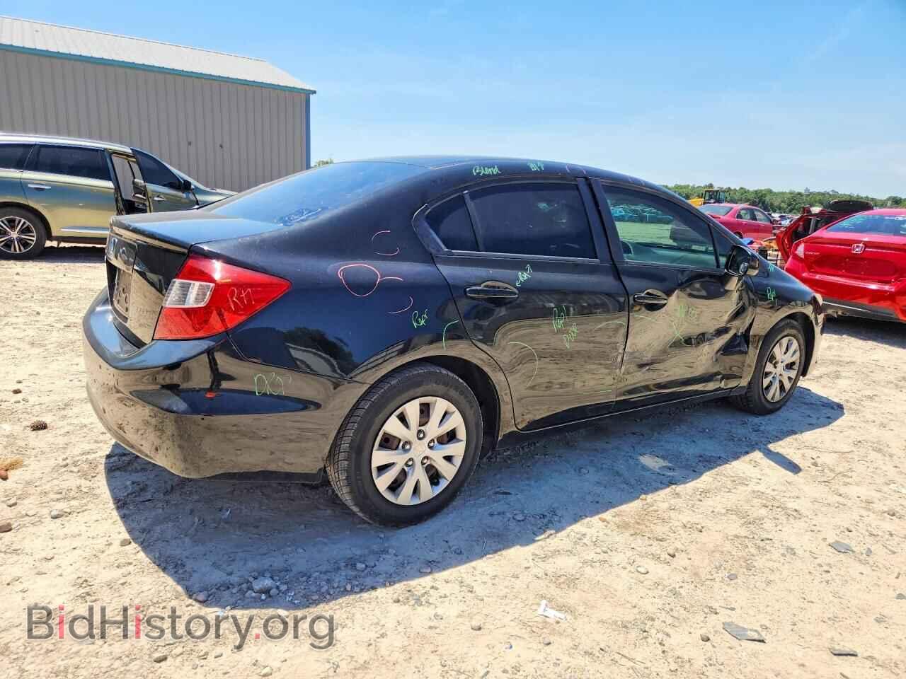 2012 HONDA CIVIC - VIN: 19XFB2F56CE005704 - Фото 3