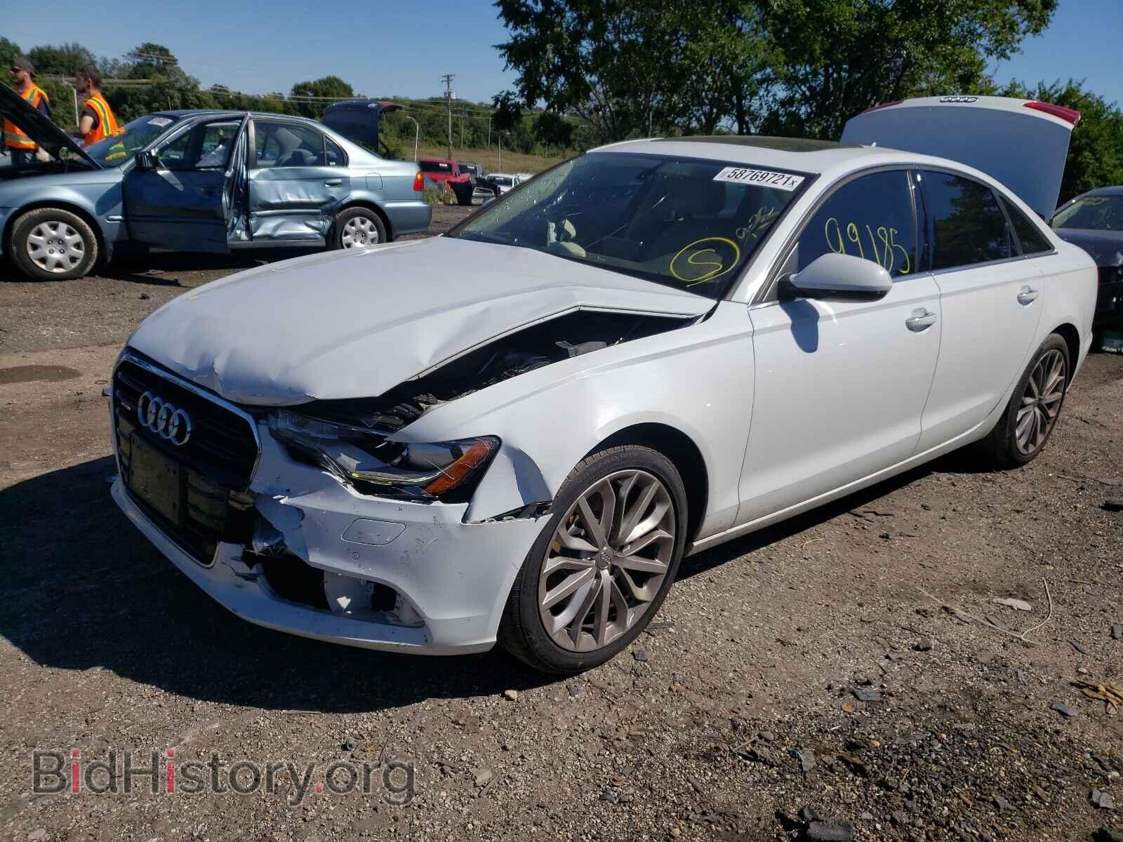 2014 AUDI A6 - VIN: WAUGFAFC1EN123284 - Фото 2
