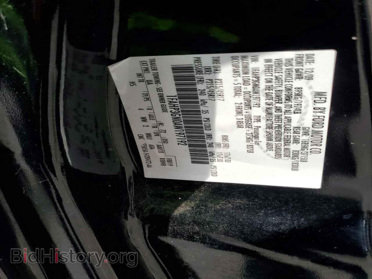 2010 FORD FOCUS - VIN: 1FAHP3GN0AW197192 - Фото 12