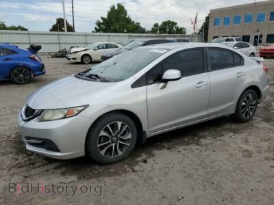 2013 Honda CIVIC EX, серебристый — VIN 19XFB2F82DE022012, Copart