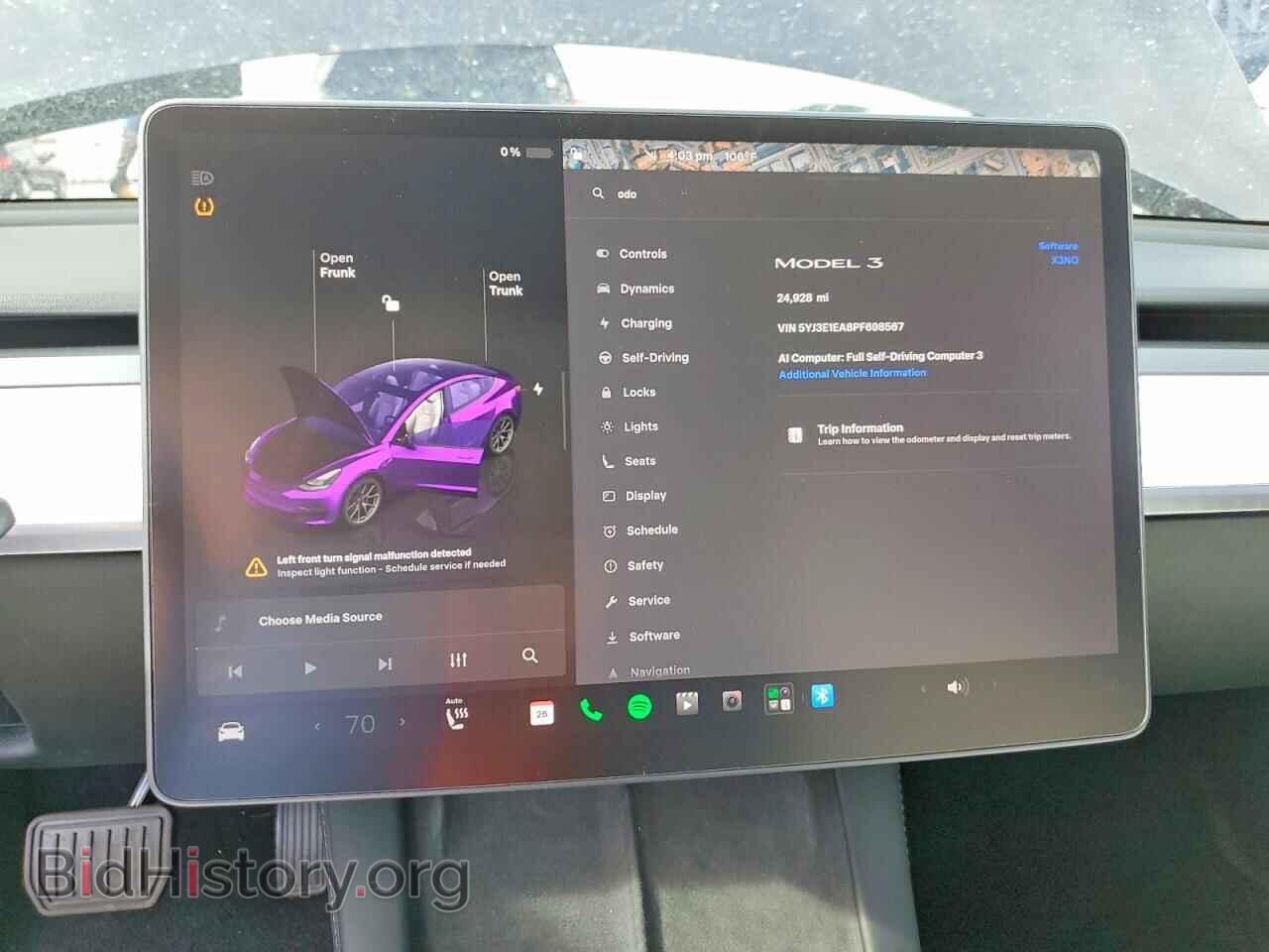2023 TESLA MODEL 3 - VIN: 5YJ3E1EA8PF698567 - Фото 9