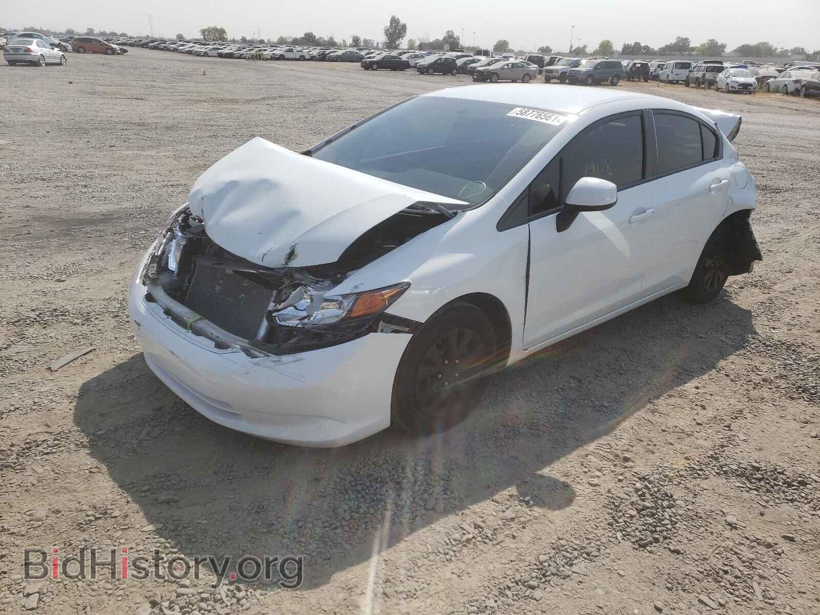 2012 HONDA CIVIC - VIN: 19XFB2F59CE306340 - Фото 2