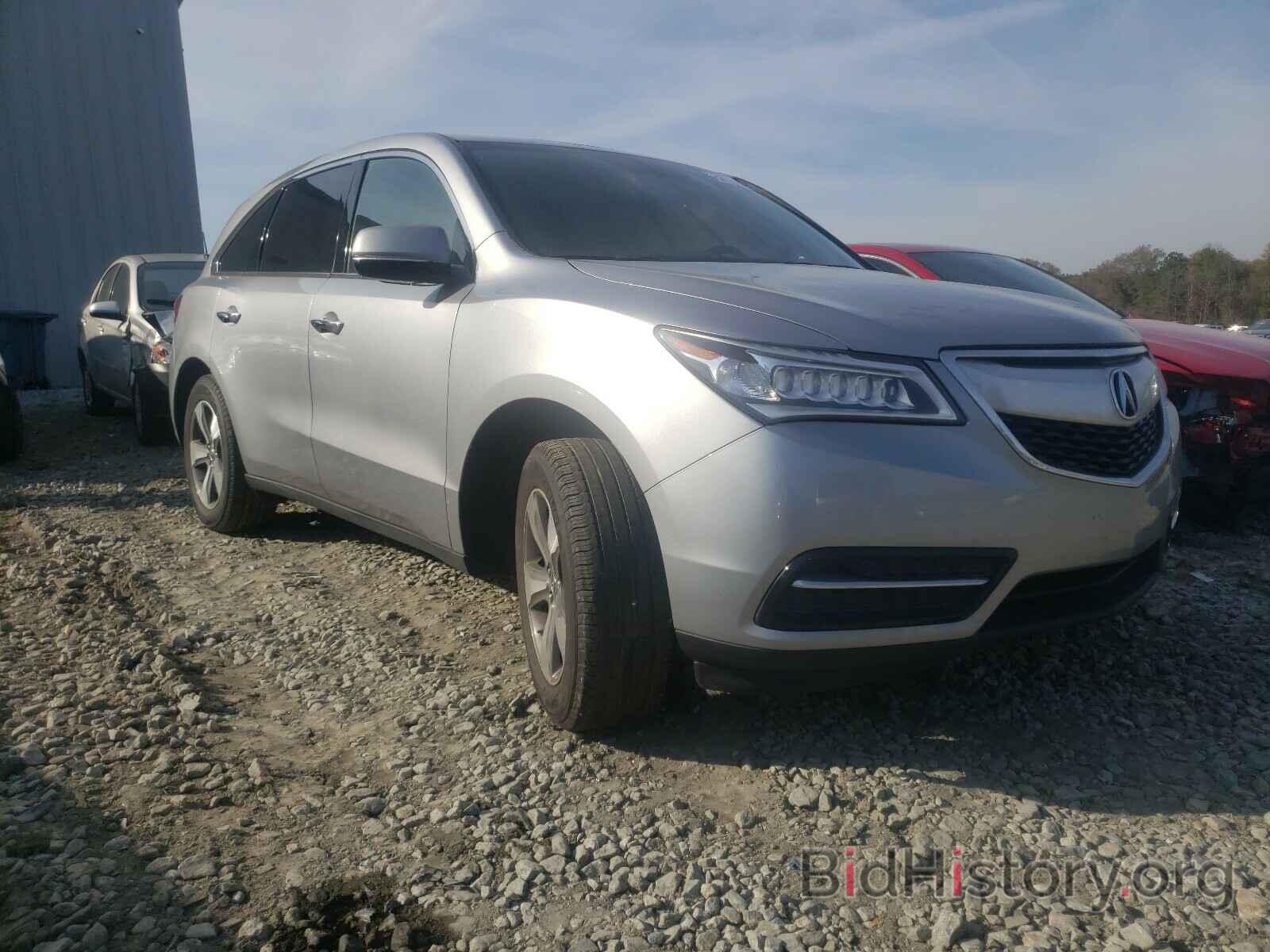 Фотография 5FRYD3H29GB020546 - ACURA MDX 2016