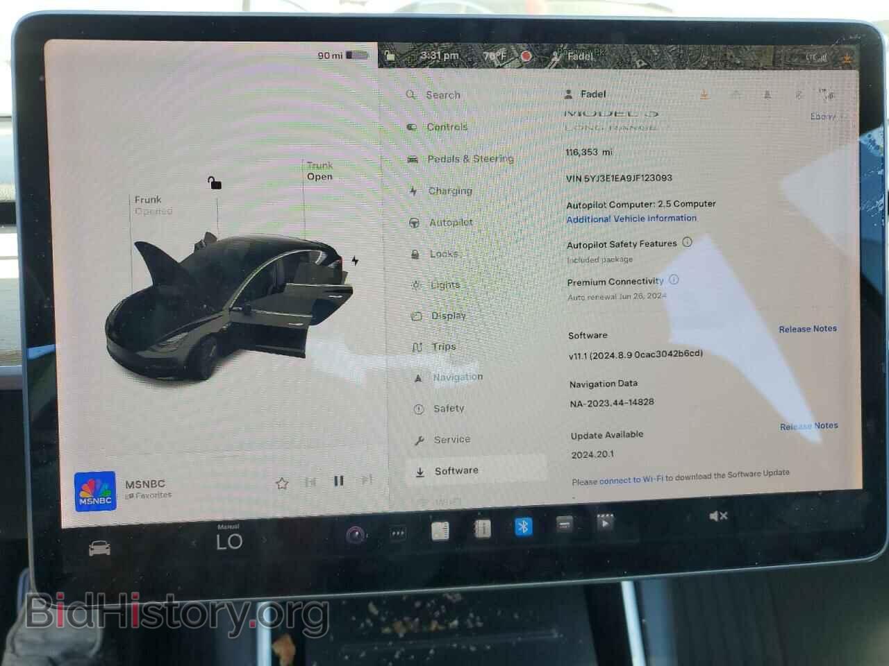 2018 TESLA MODEL 3 - VIN: 5YJ3E1EA9JF123093 - Фото 9