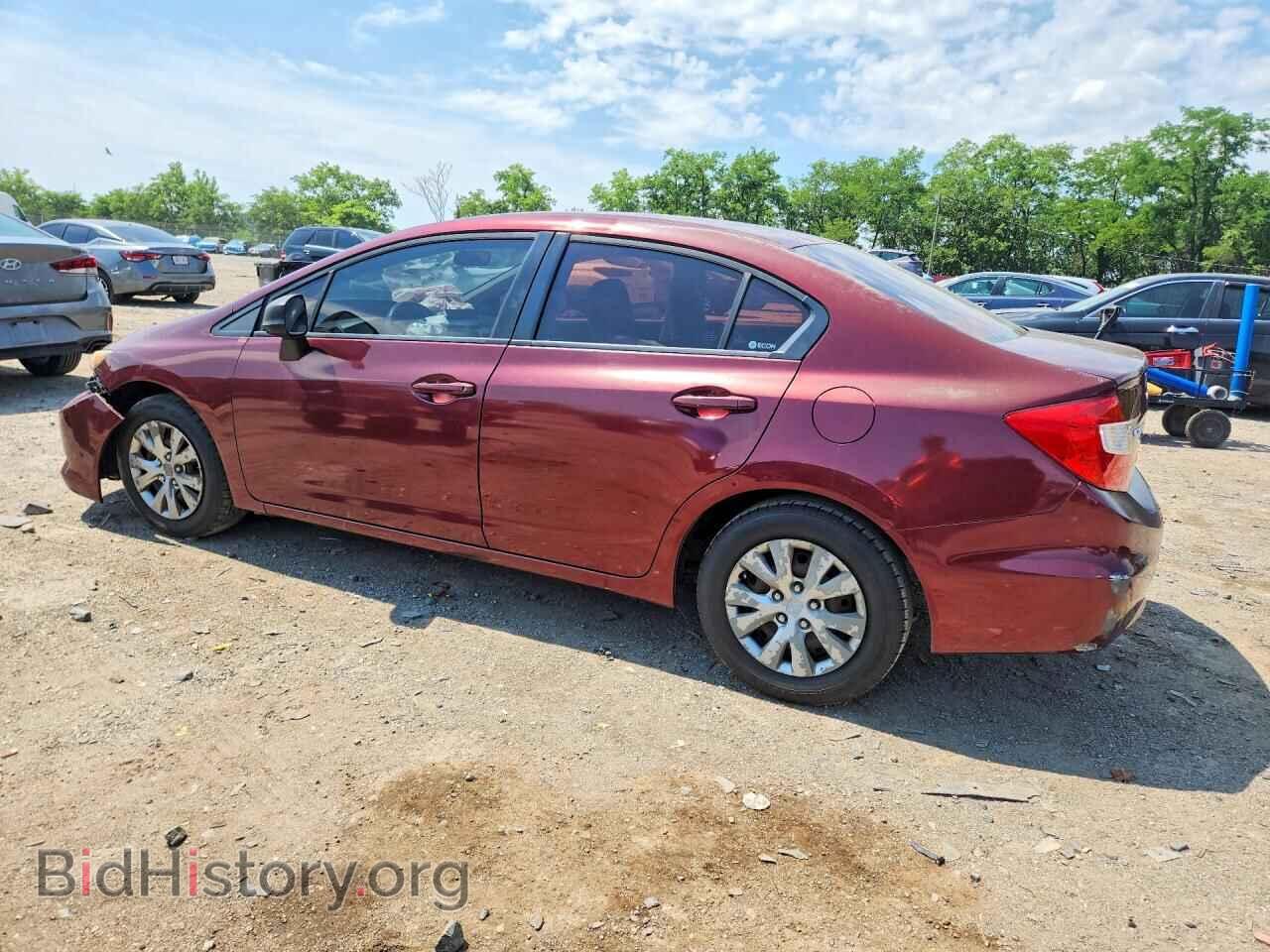2012 HONDA CIVIC - VIN: 2HGFB2F59CH564962 - Фото 2