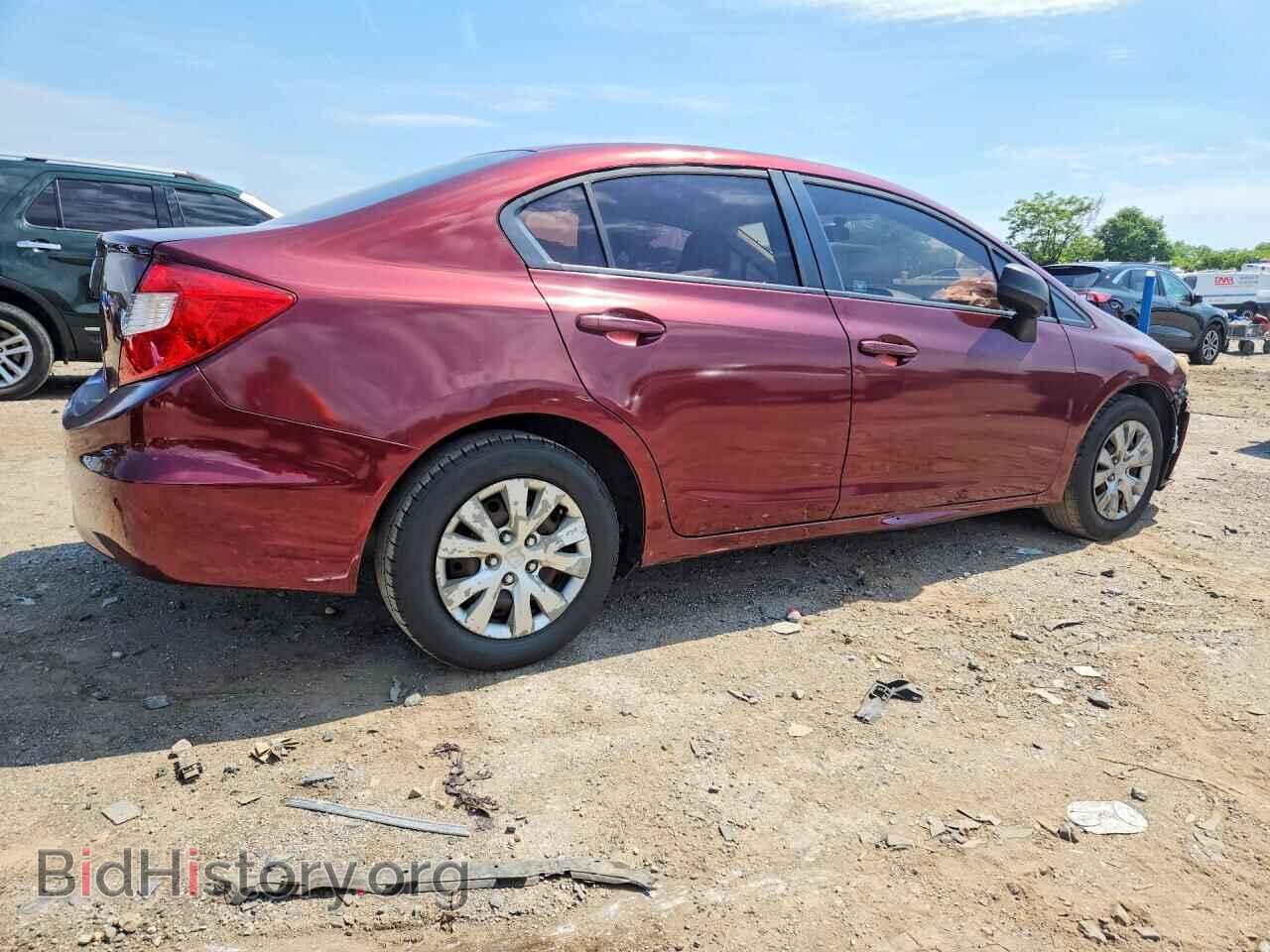 2012 HONDA CIVIC - VIN: 2HGFB2F59CH564962 - Фото 3