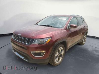 2021 Jeep COMPASS Compass LI, темно-бордовый — VIN 3C4NJCCBXMT526209, Copart