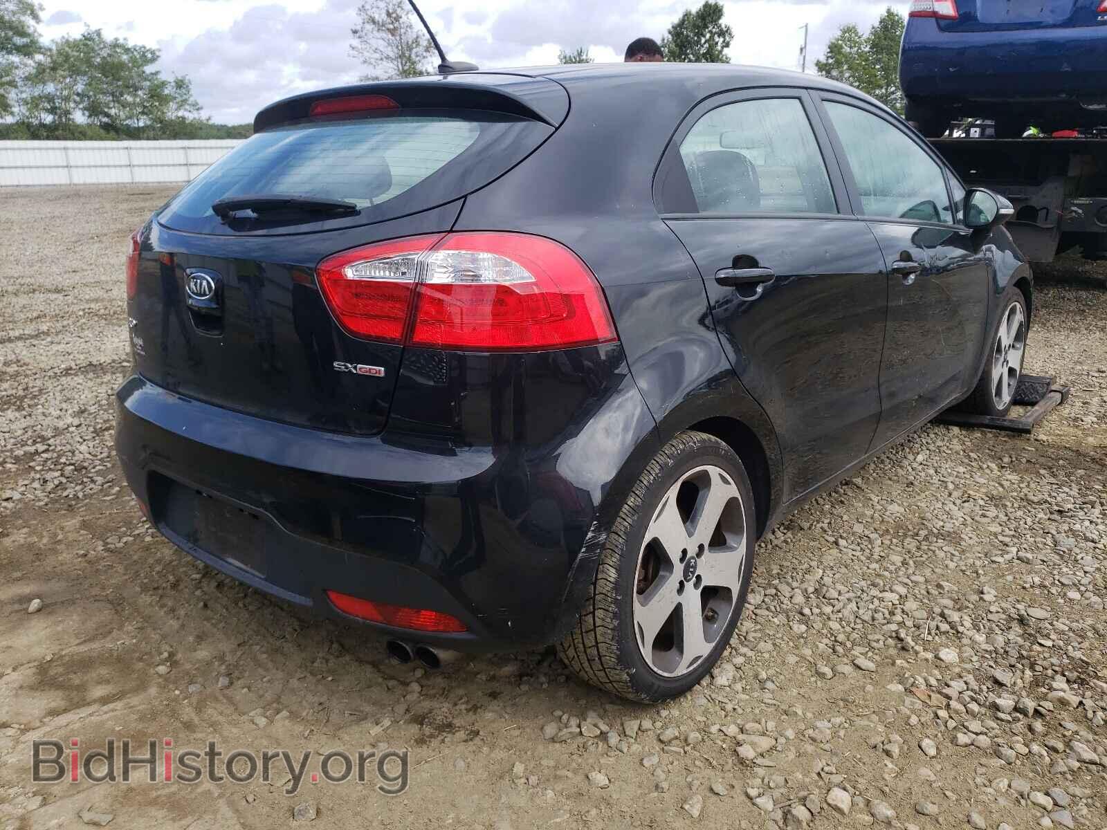 2012 KIA RIO - VIN: KNADN5A37C6064818 - Фото 4
