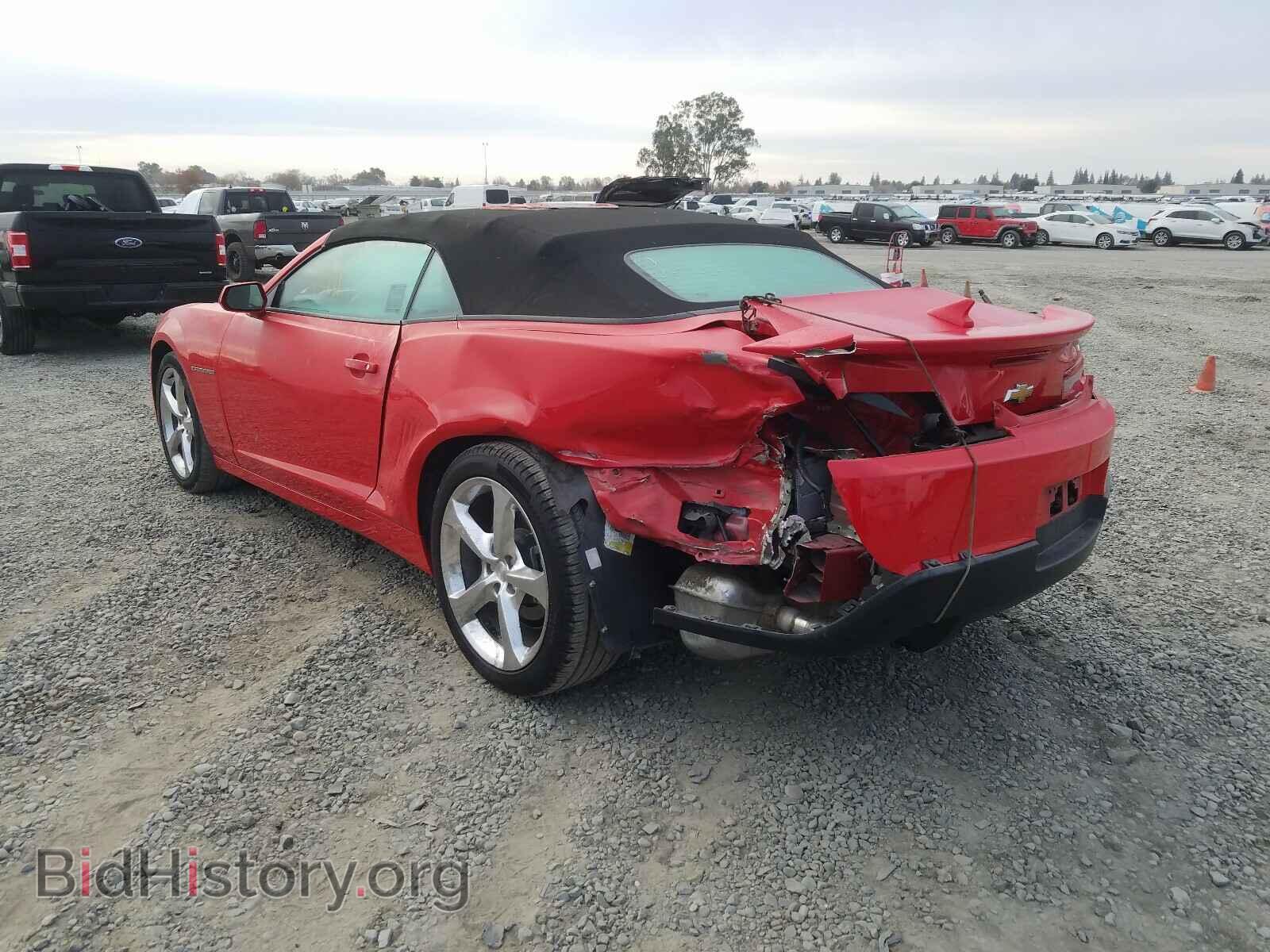 2014 CHEVROLET CAMARO - VIN: 2G1FC3D33E9307787 - Фото 3