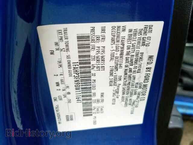 2011 FORD FOCUS SE - VIN: 1FAHP3FN9BW111641 - Фото 10