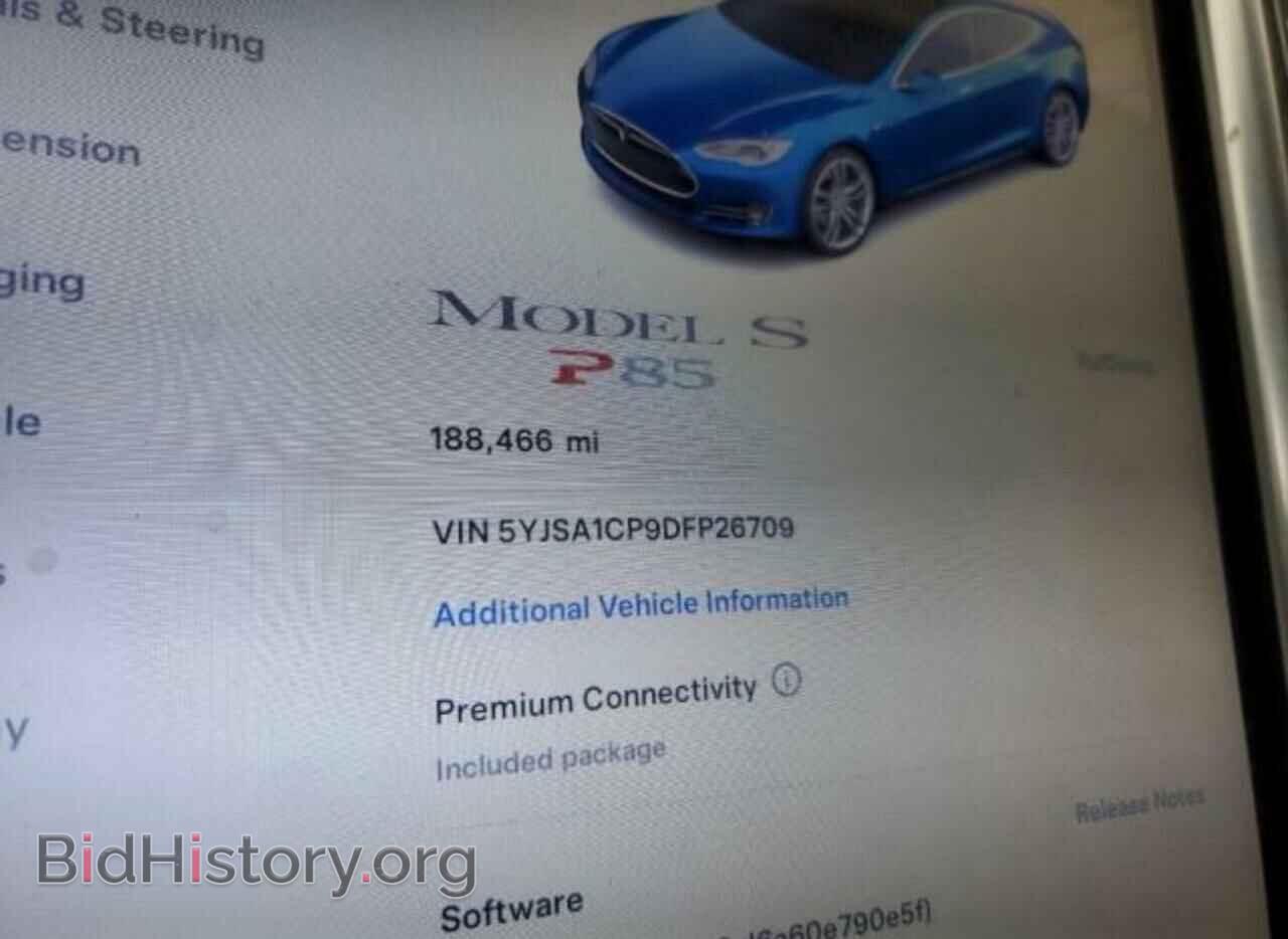 2013 TESLA MODEL S - VIN: 5YJSA1CP9DFP26709 - Photo 8