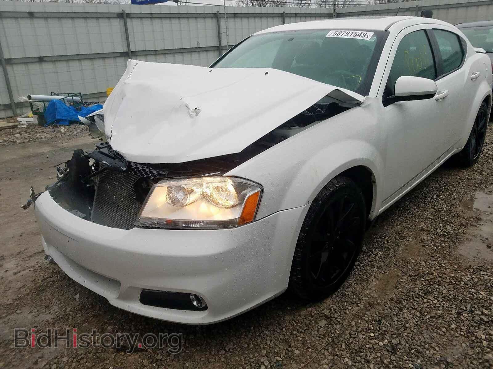 2014 DODGE AVENGER - VIN: 1C3CDZCB0EN226833 - Фото 2