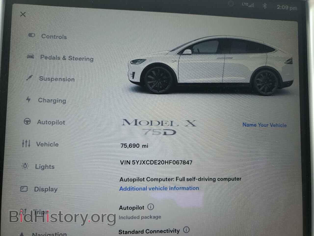 2017 TESLA MODEL X - VIN: 5YJXCDE20HF067847 - Фото 9