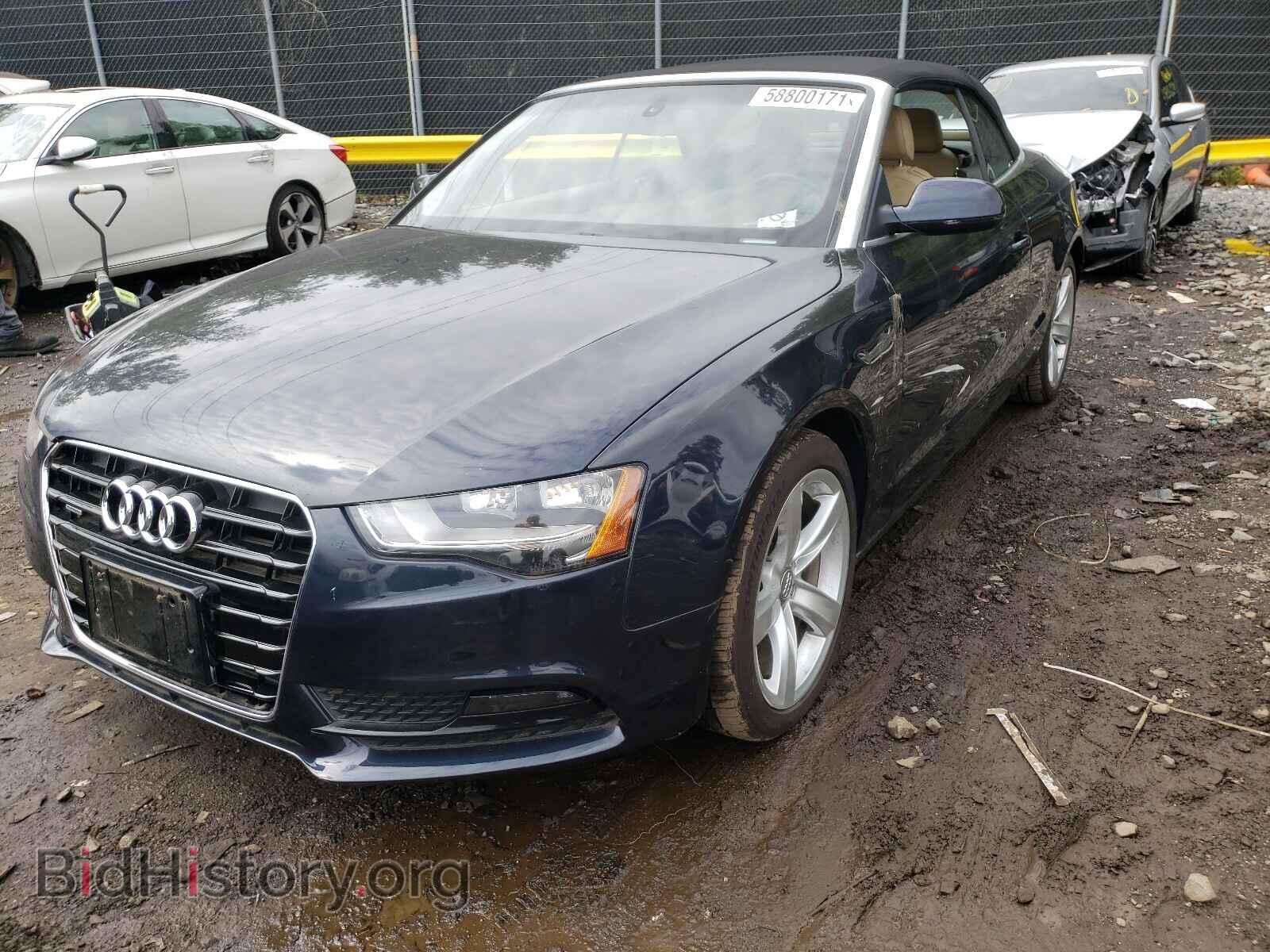 2013 AUDI A5 - VIN: WAUCFAFH1DN009021 - Фото 2