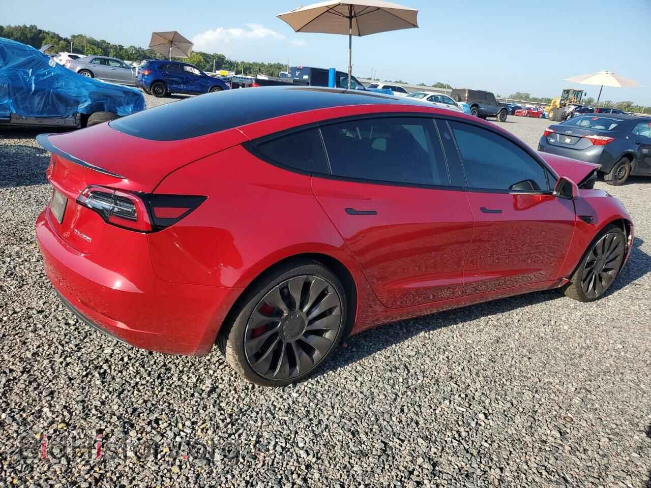 2022 TESLA MODEL 3 - VIN: 5YJ3E1EC7NF261156 - Photo 3
