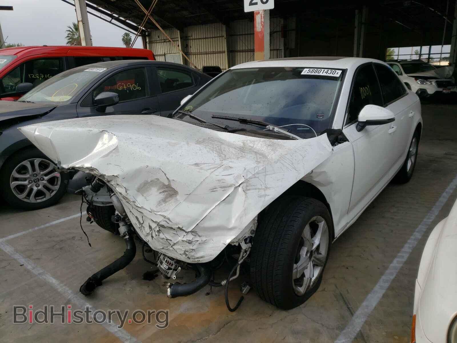 2019 AUDI A4 - VIN: WAUGMAF46KA086279 - Фото 2