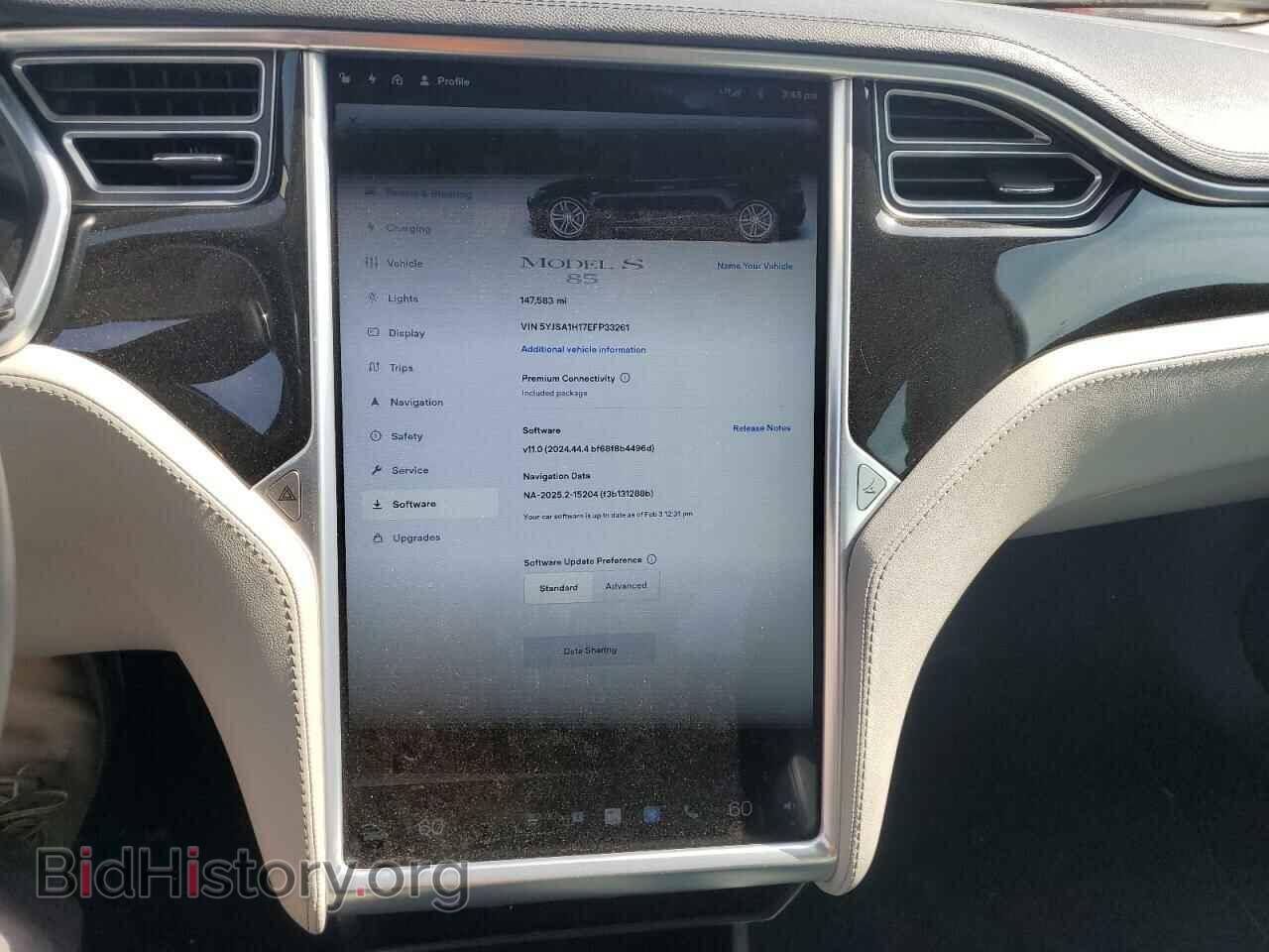 2014 TESLA MODEL S - VIN: 5YJSA1H17EFP33261 - Photo 11
