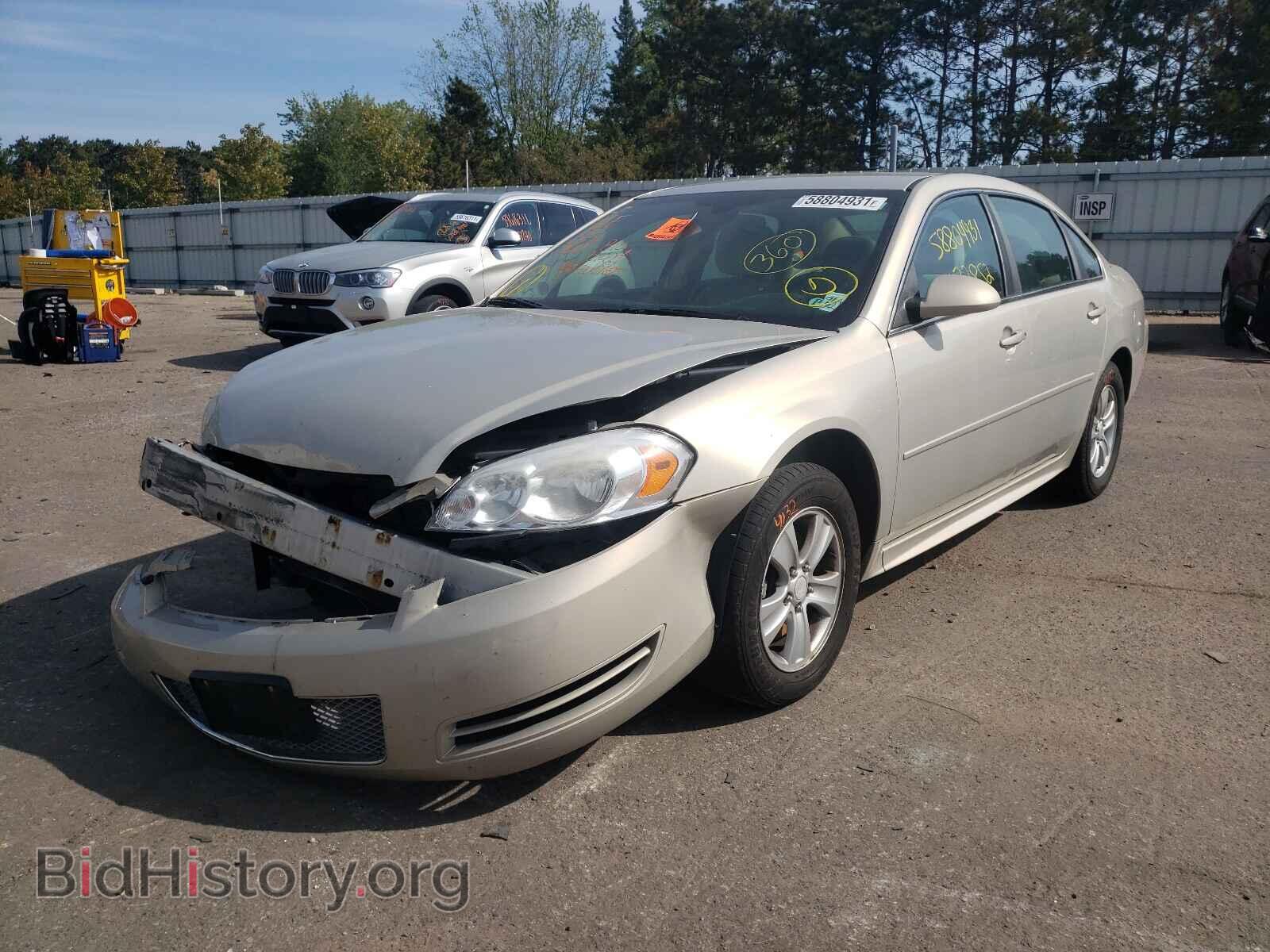 2012 CHEVROLET IMPALA - VIN: 2G1WF5E31C1215316 - Фото 2