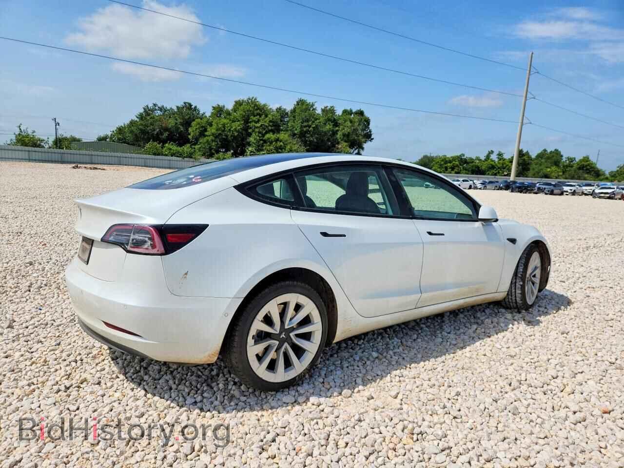 2022 TESLA MODEL 3 - VIN: 5YJ3E1EAXNF208773 - Фото 3