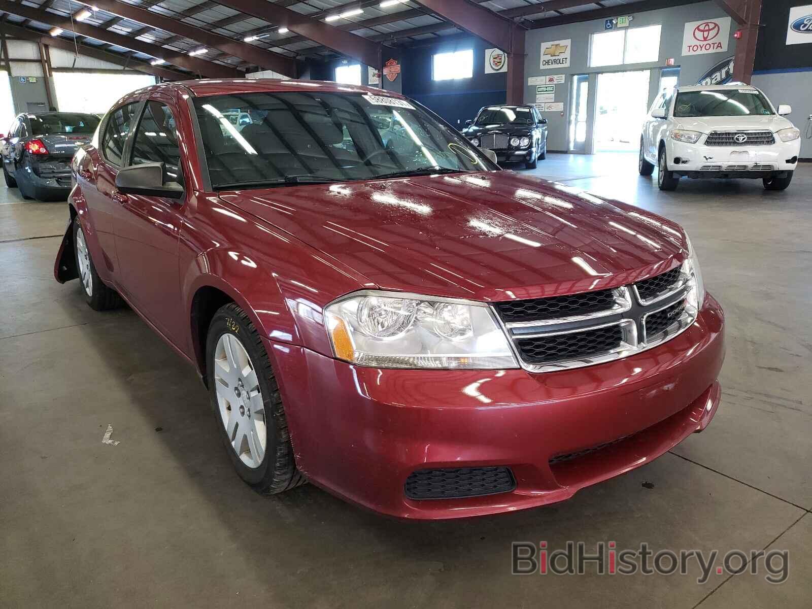 Photo 1C3CDZAB6EN169489 - DODGE AVENGER 2014