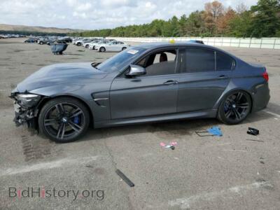 2018 BMW M3, gray — VIN WBS8M9C59J5J78036, Copart