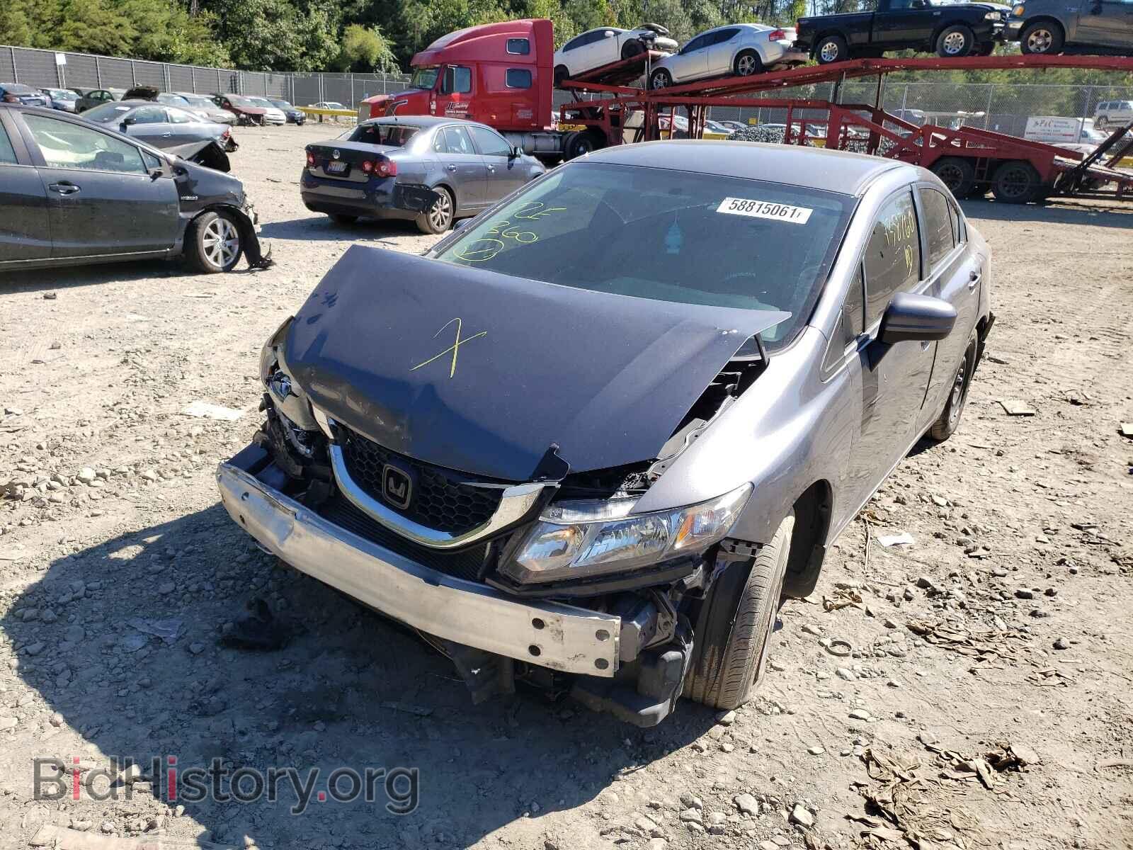 2014 HONDA CIVIC - VIN: 19XFB2E51EE028392 - Фото 2