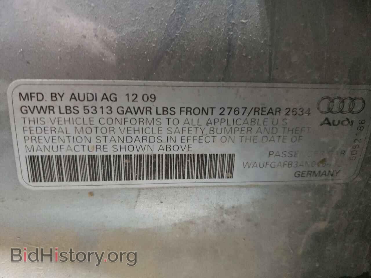 2010 AUDI A6 - VIN: WAUFGAFB3AN046492 - Фото 12