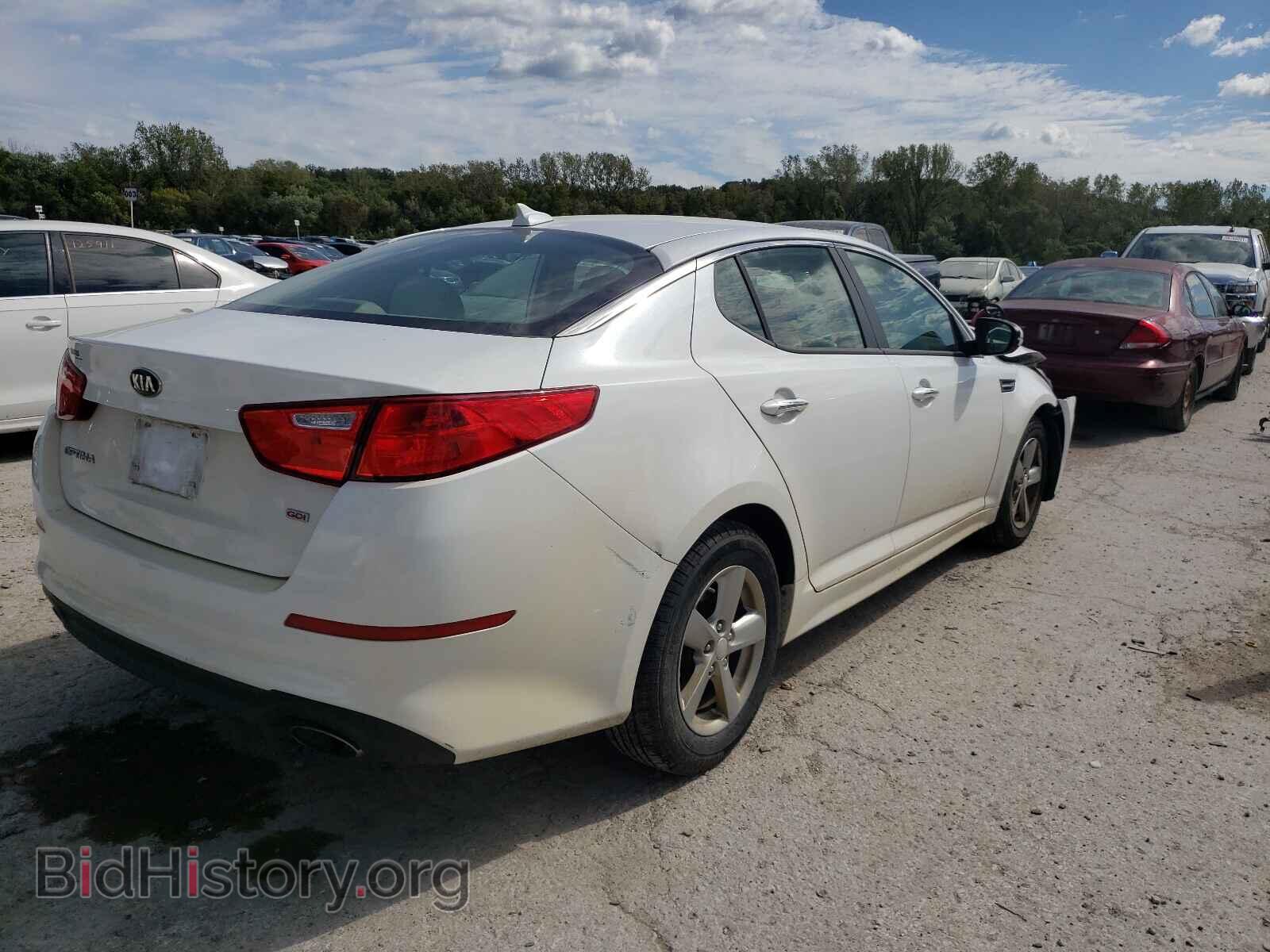 2015 KIA OPTIMA - VIN: 5XXGM4A75FG373757 - Фото 4
