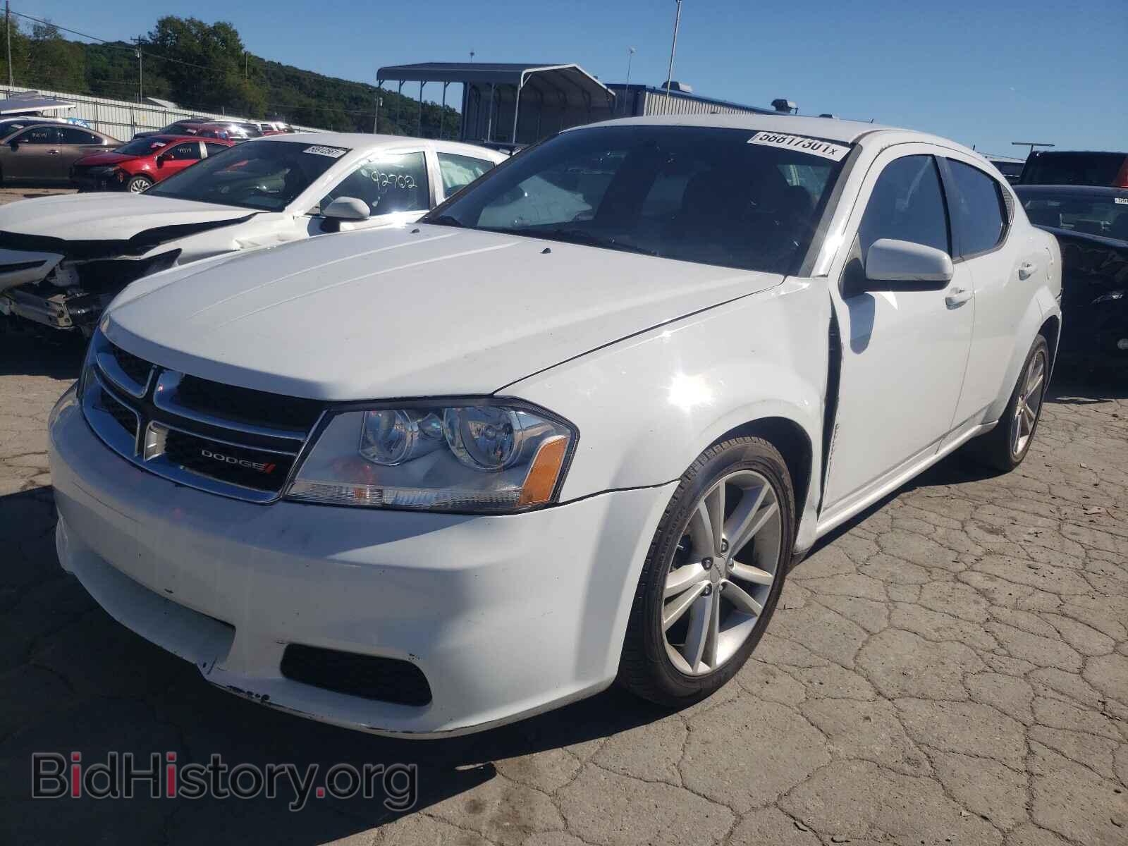 2012 DODGE AVENGER - VIN: 1C3CDZCB5CN221107 - Фото 2