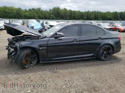 2018 BMW M3, black — VIN WBS8M9C52J5J78461, Copart