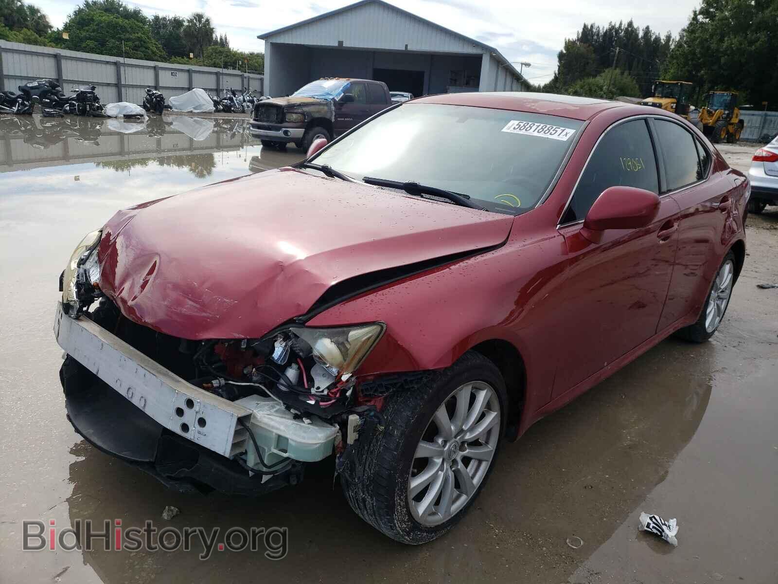 2007 LEXUS IS - VIN: JTHCK262272009467 - Фото 2
