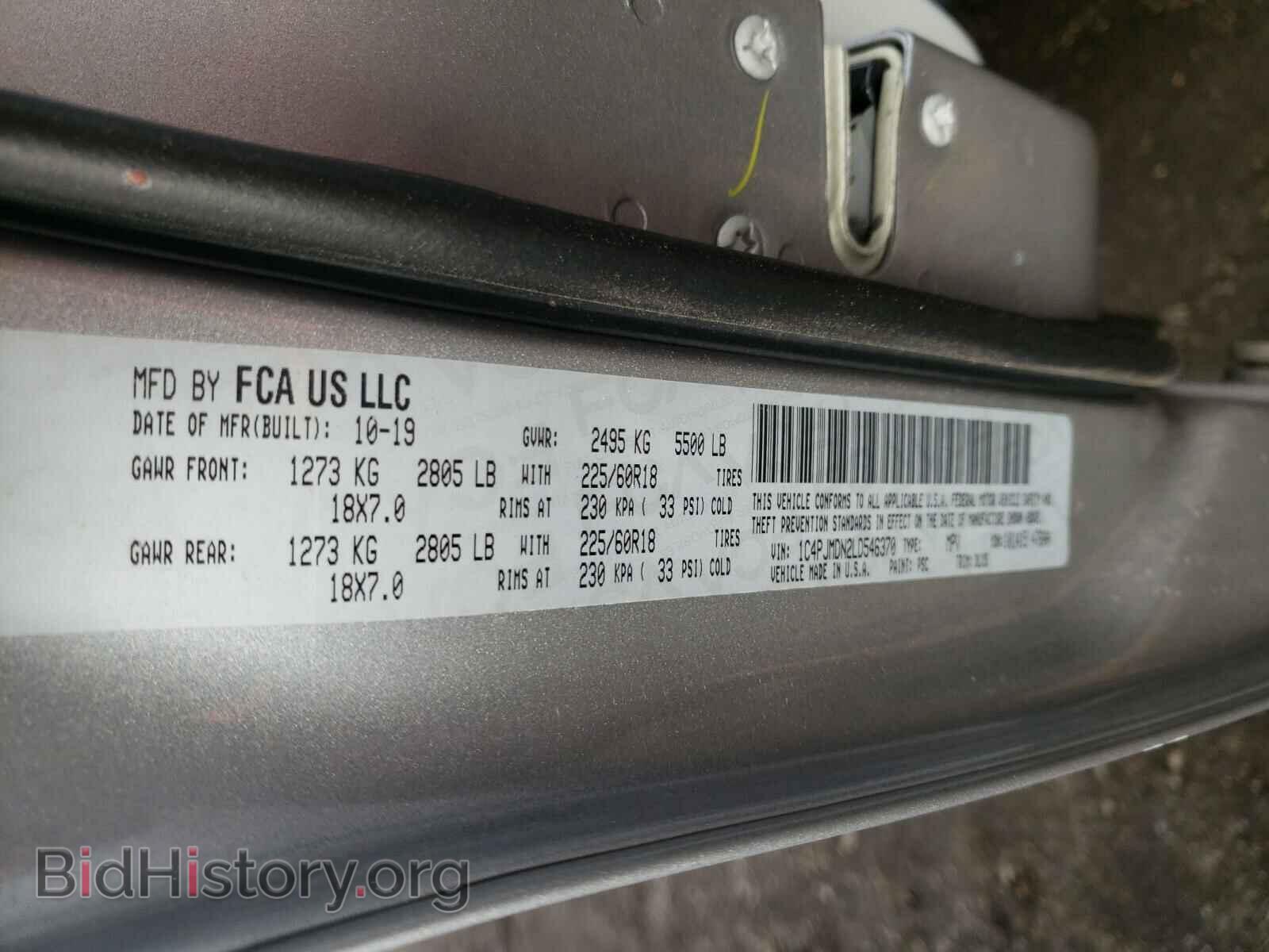 2020 JEEP CHEROKEE - VIN: 1C4PJMDN2LD546370 - Фото 10