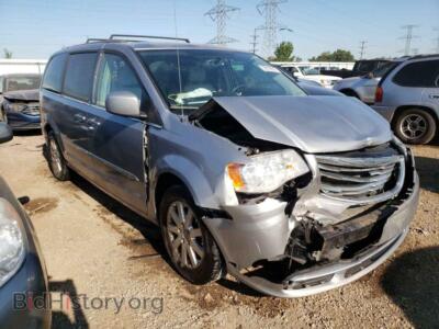 2013 Chrysler MINIVAN Town & COU, silver — VIN 2C4RC1BG4DR645289, Copart