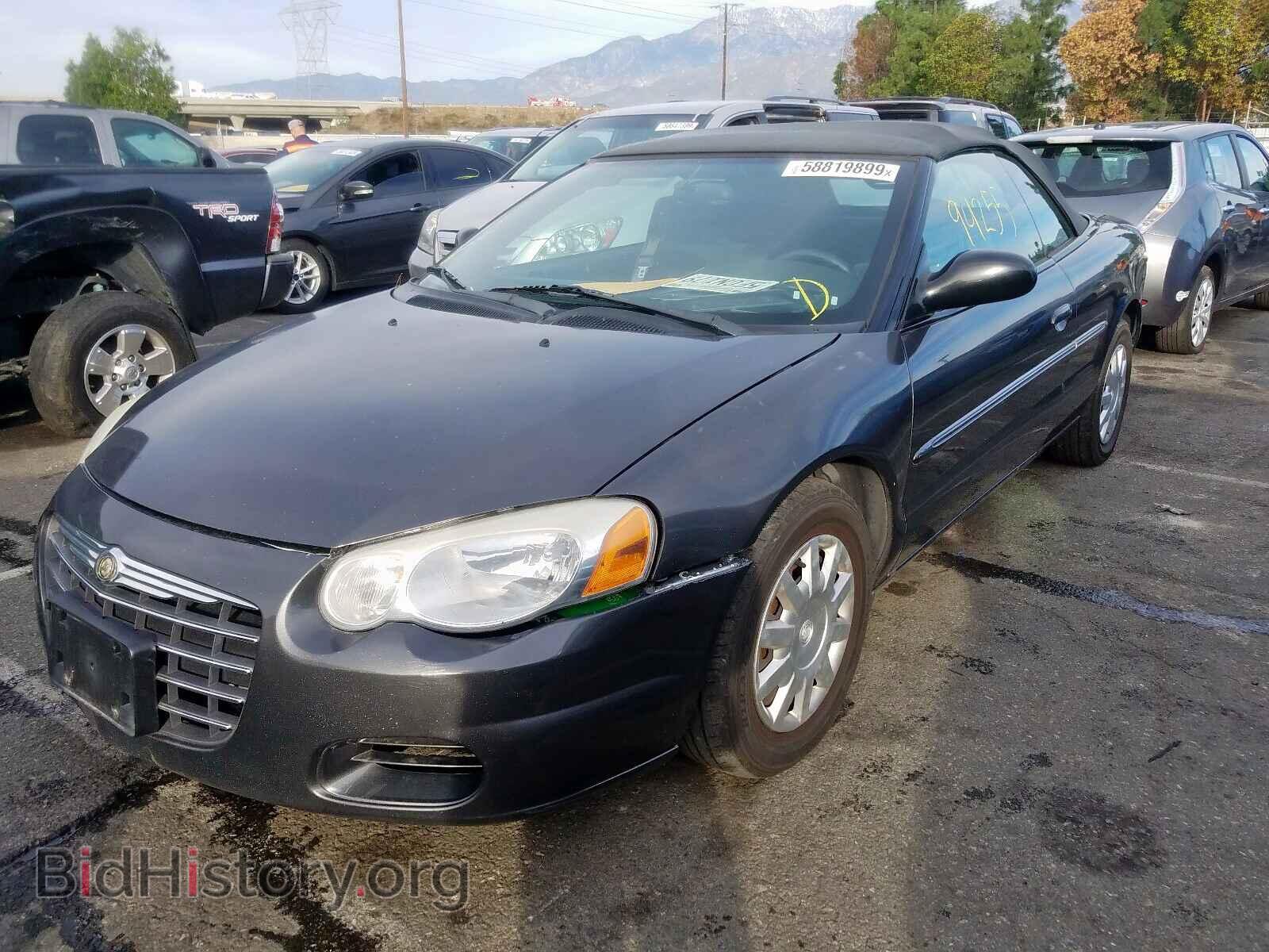 2004 CHRYSLER SEBRING - VIN: 1C3EL45X74N318088 - Фото 2
