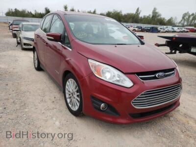 2013 Ford CMAX C-Max SEL, красный — VIN 1FADP5BU8DL510455, Copart