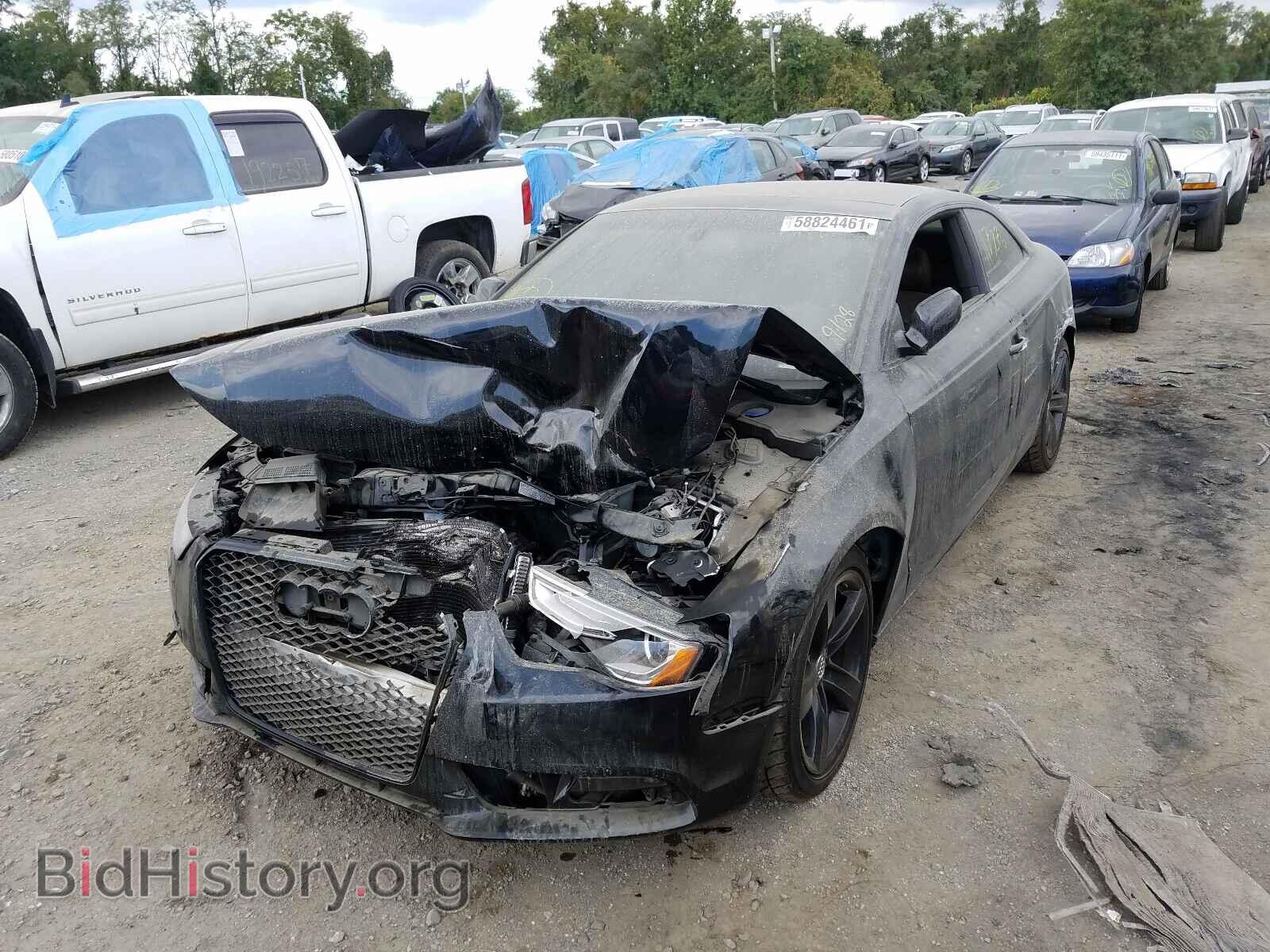 2013 AUDI A5 - VIN: WAULFAFR6DA059607 - Фото 2