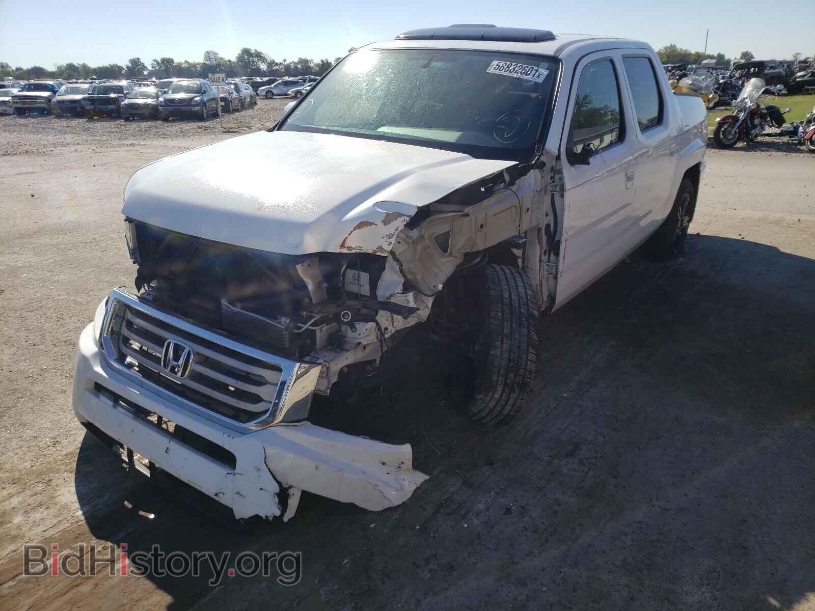 2014 HONDA RIDGELINE - VIN: 5FPYK1F53EB006252 - Фото 2