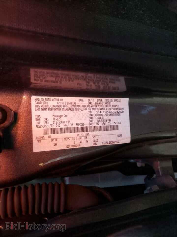 2012 FORD FOCUS - VIN: 1FAHP3K23CL242000 - Фото 10