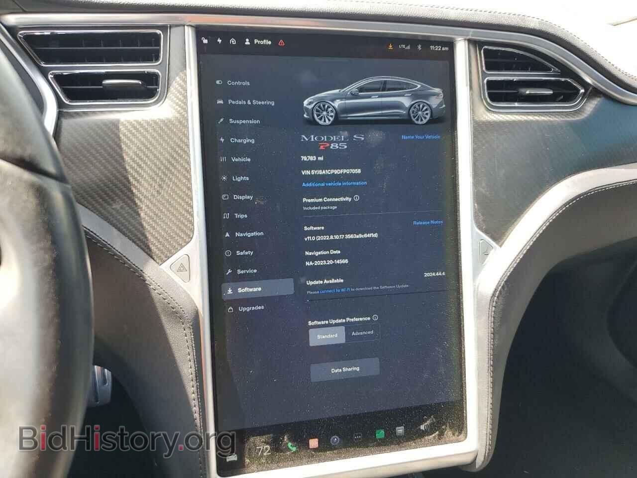 2013 TESLA MODEL S - VIN: 5YJSA1CP9DFP07058 - Photo 9