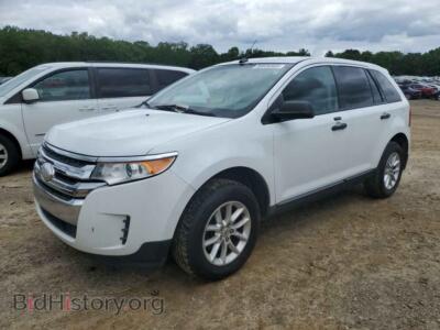 2014 Ford EDGE SE, white — VIN 2FMDK3GC2EBA14948, Copart