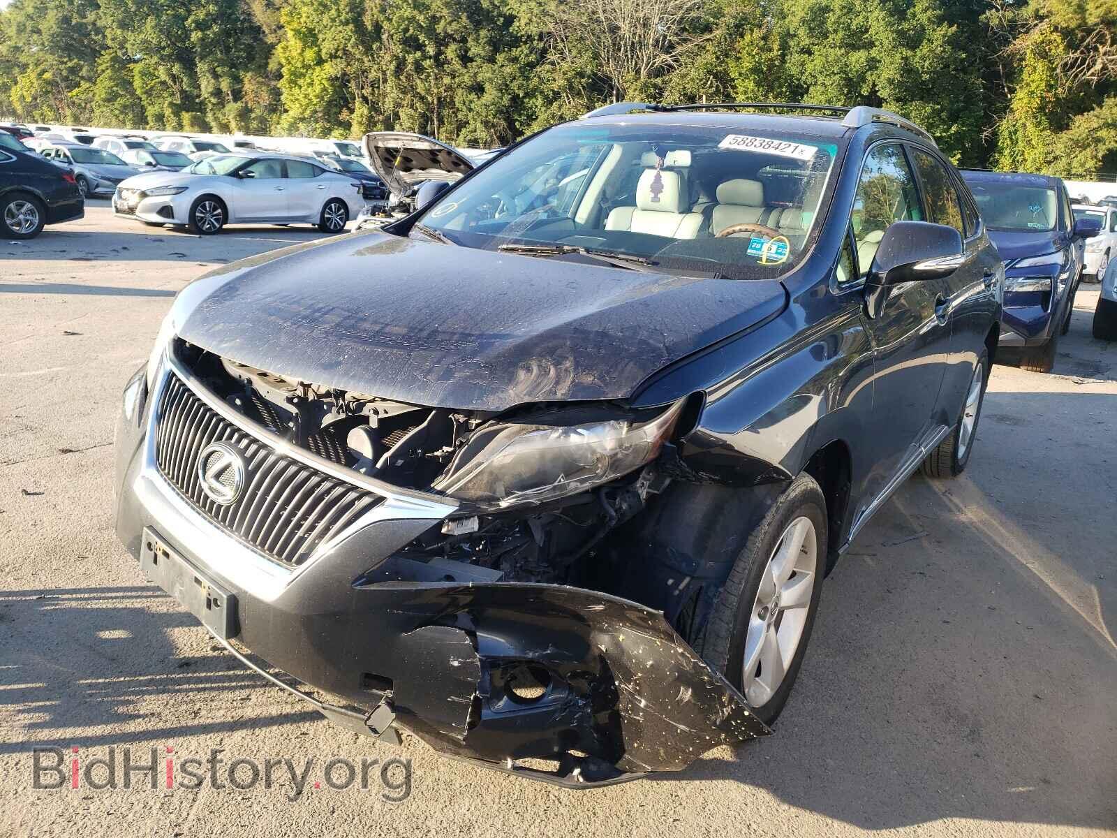 2011 LEXUS RX350 - VIN: 2T2BK1BA9BC092213 - Фото 2