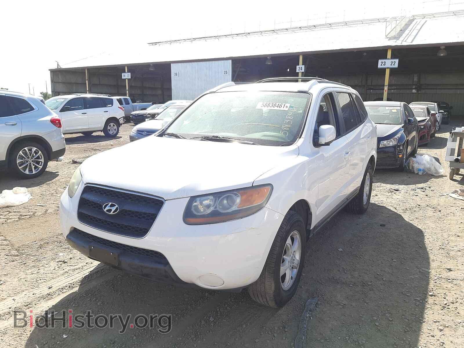 2007 HYUNDAI SANTA FE - VIN: 5NMSG73D67H006522 - Фото 2