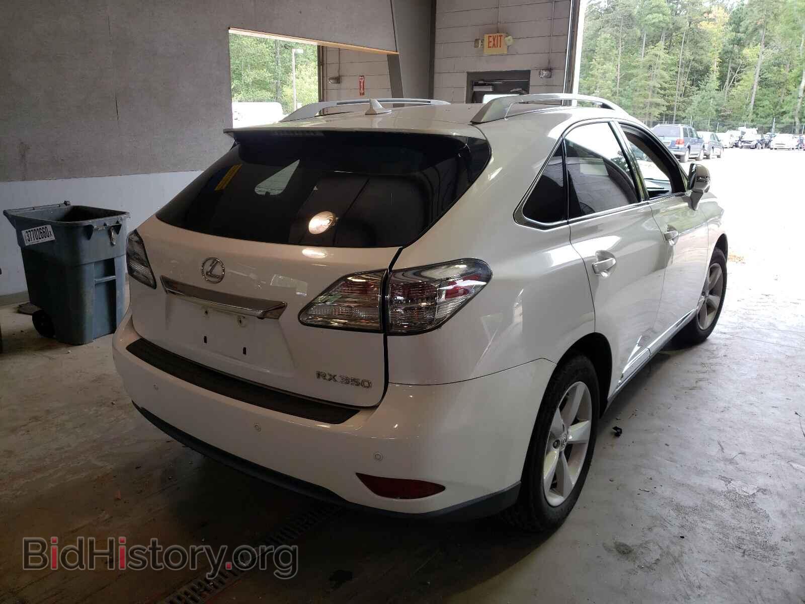 2012 LEXUS RX350 - VIN: 2T2BK1BA4CC142937 - Фото 4