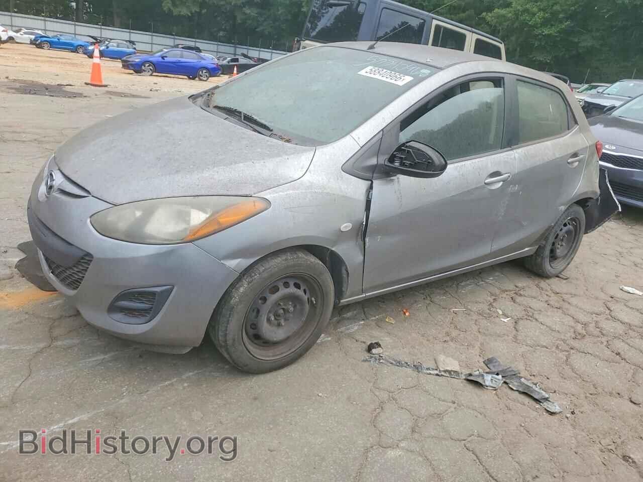 2014 Mazda 2 Sport (VIN JM1DE1KY8E0174479) — photo 1 of 12, Copart, damage: rear end