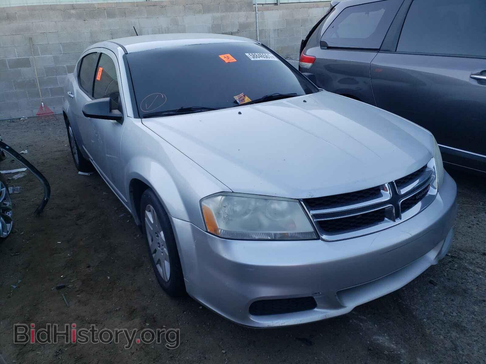 Фотография 1C3CDZAG6CN327841 - DODGE AVENGER 2012