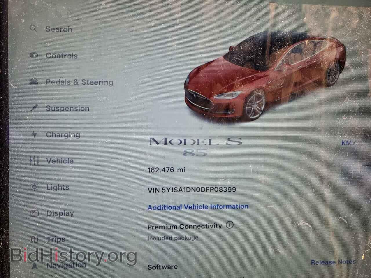 2013 TESLA MODEL S - VIN: 5YJSA1DN0DFP08399 - Photo 9